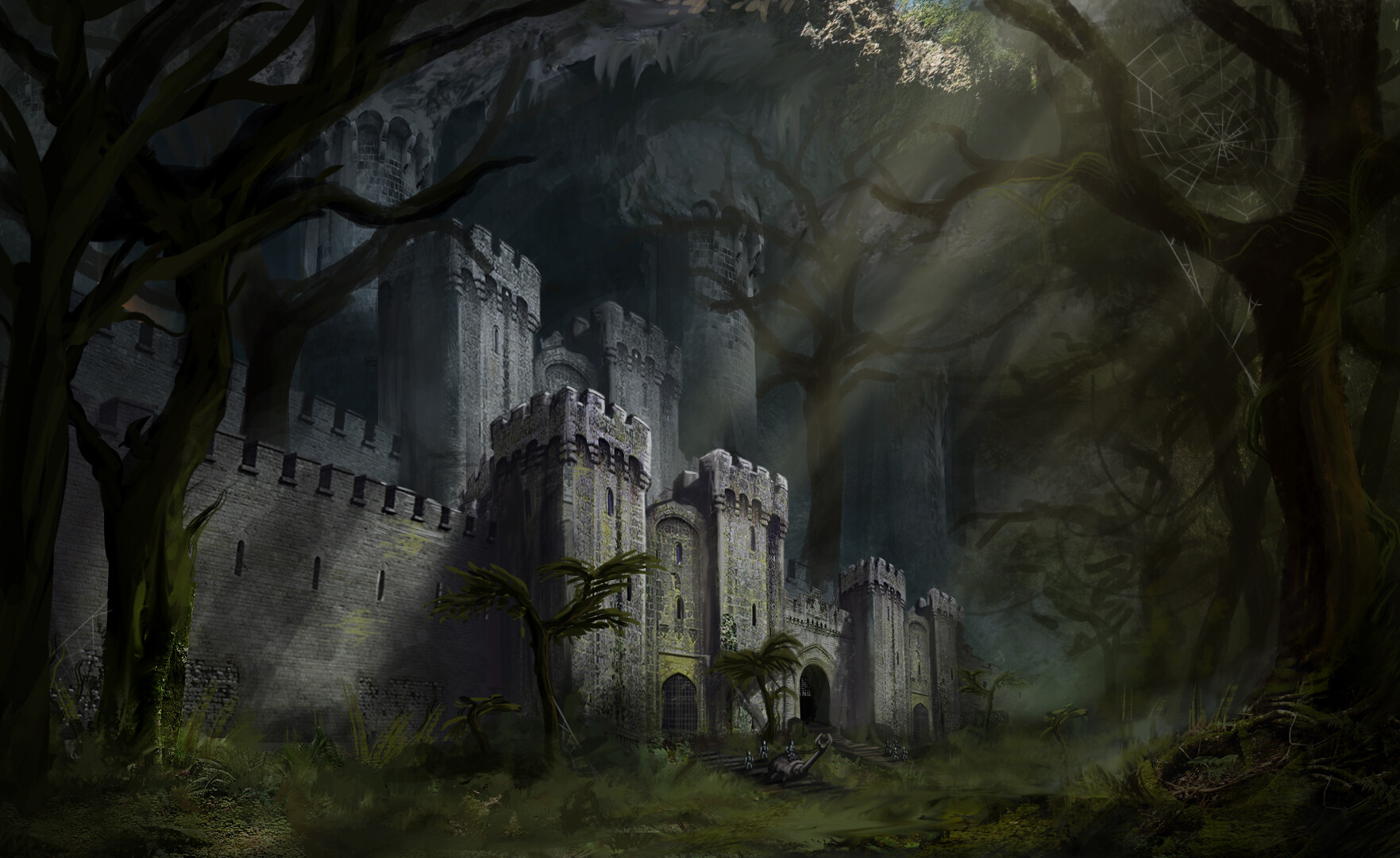 Artstation Castle In The Giant Forest William Robinson