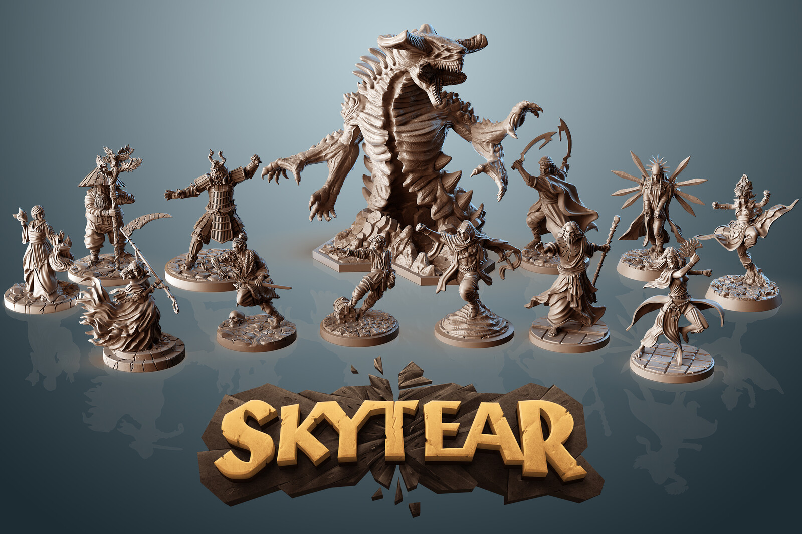 Skytear boardgame miniatures sets