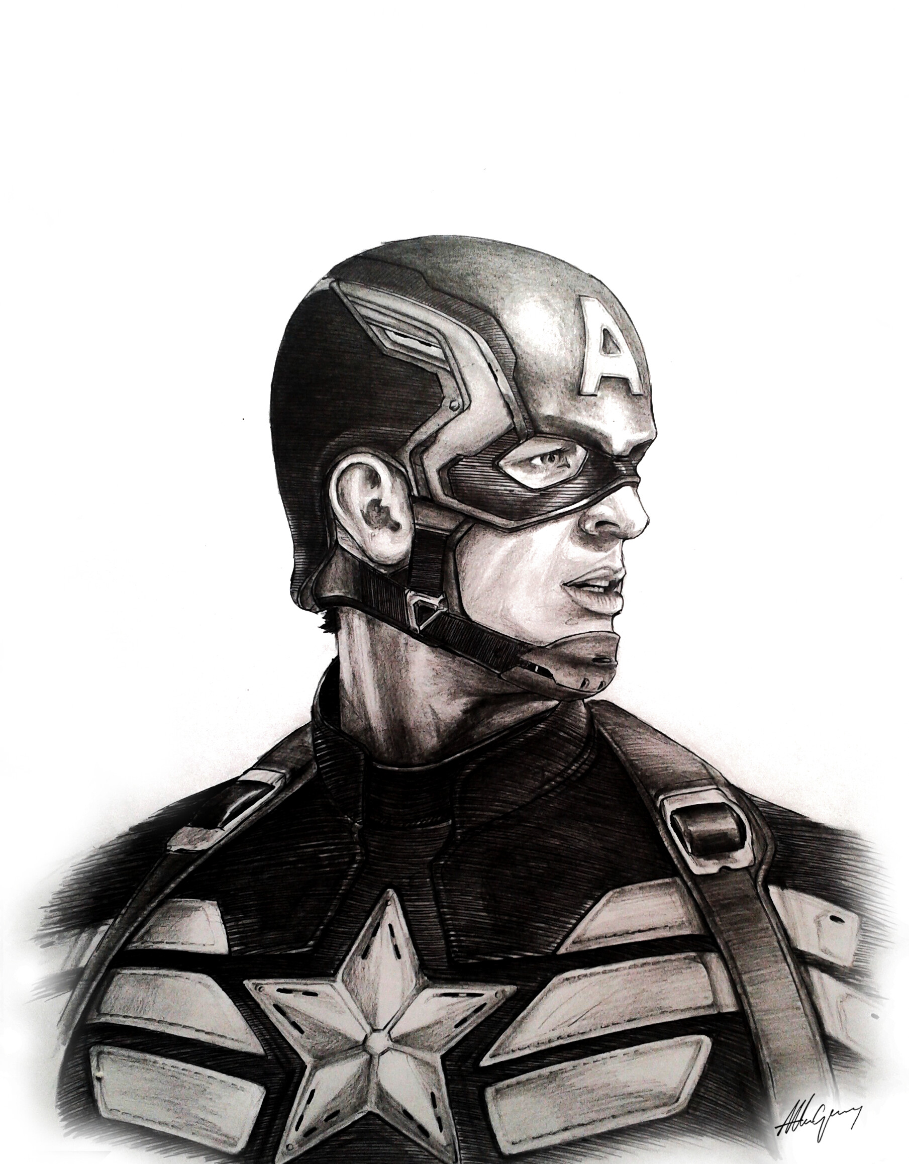 Artstation Captain America Winter Soldier Art Albin George