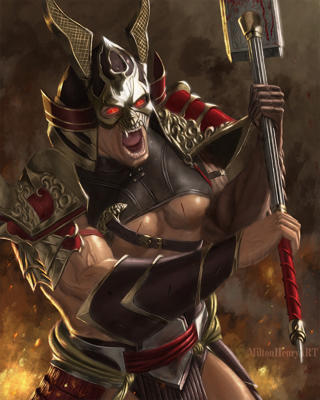 Artstation Shao Kahn Milton Henry