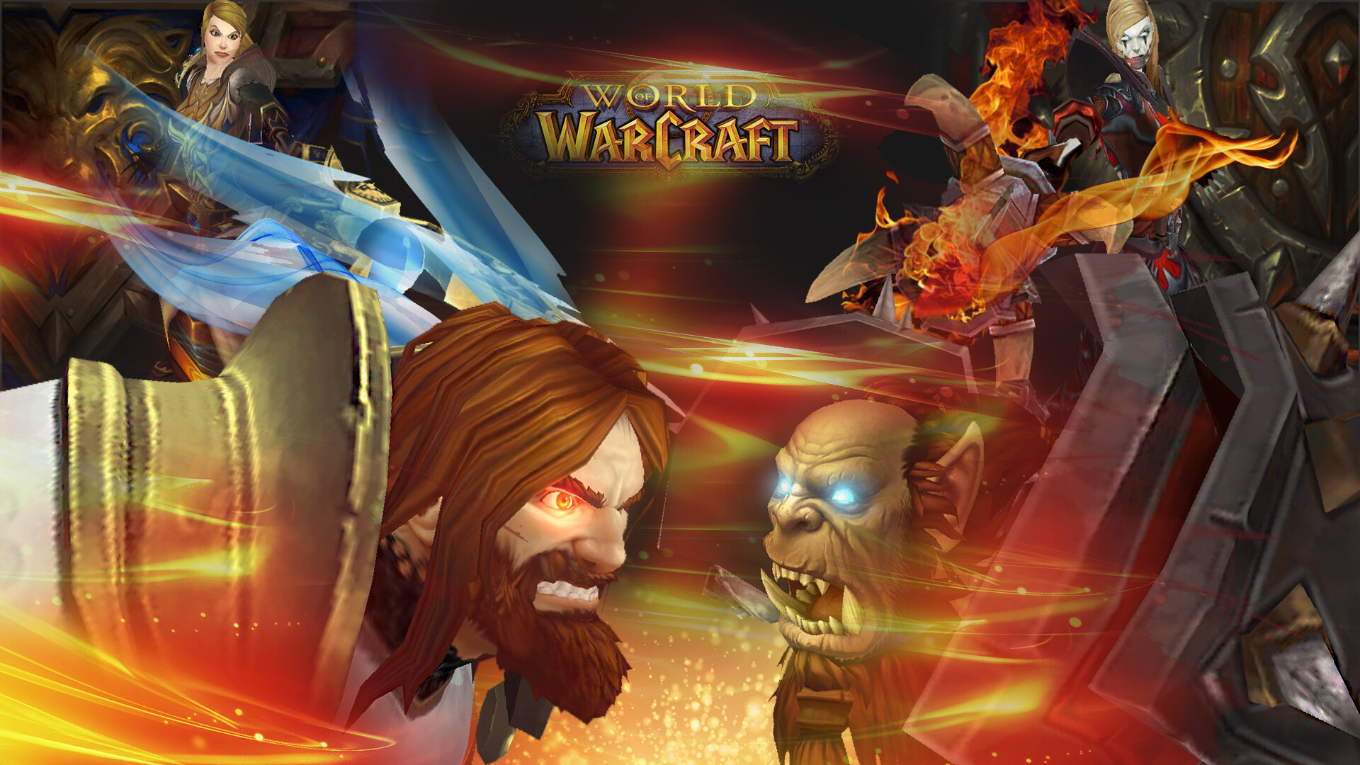 HD wallpaper: torch, Alliance, ork, Horde, The battle for Azeroth, Wolrd of  Warcraft | Wallpaper Flare