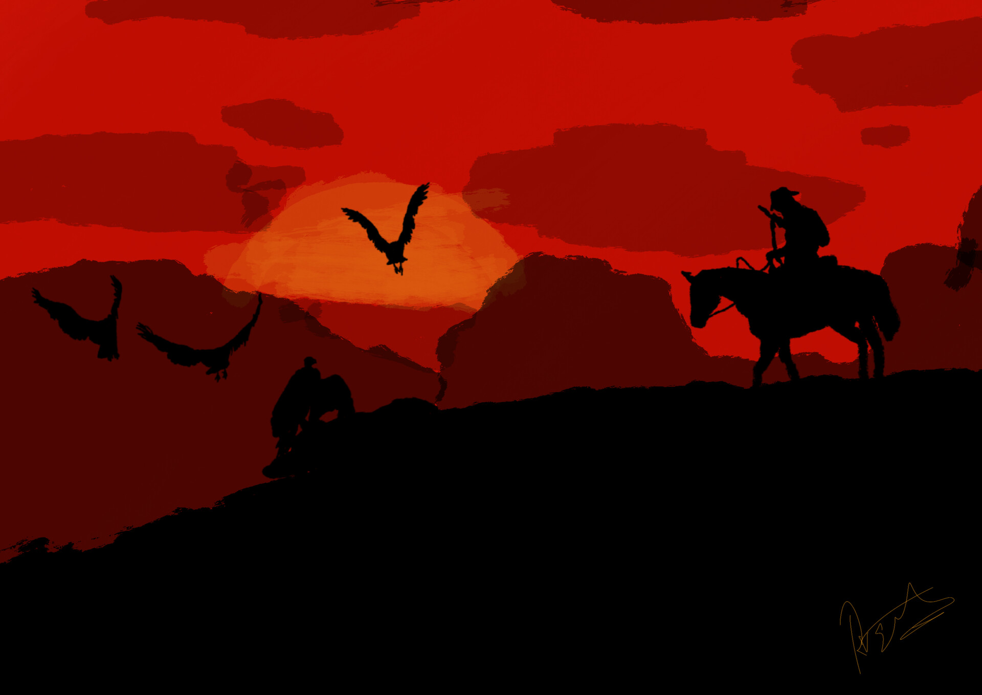 Rdr 2 рисунки на скалах