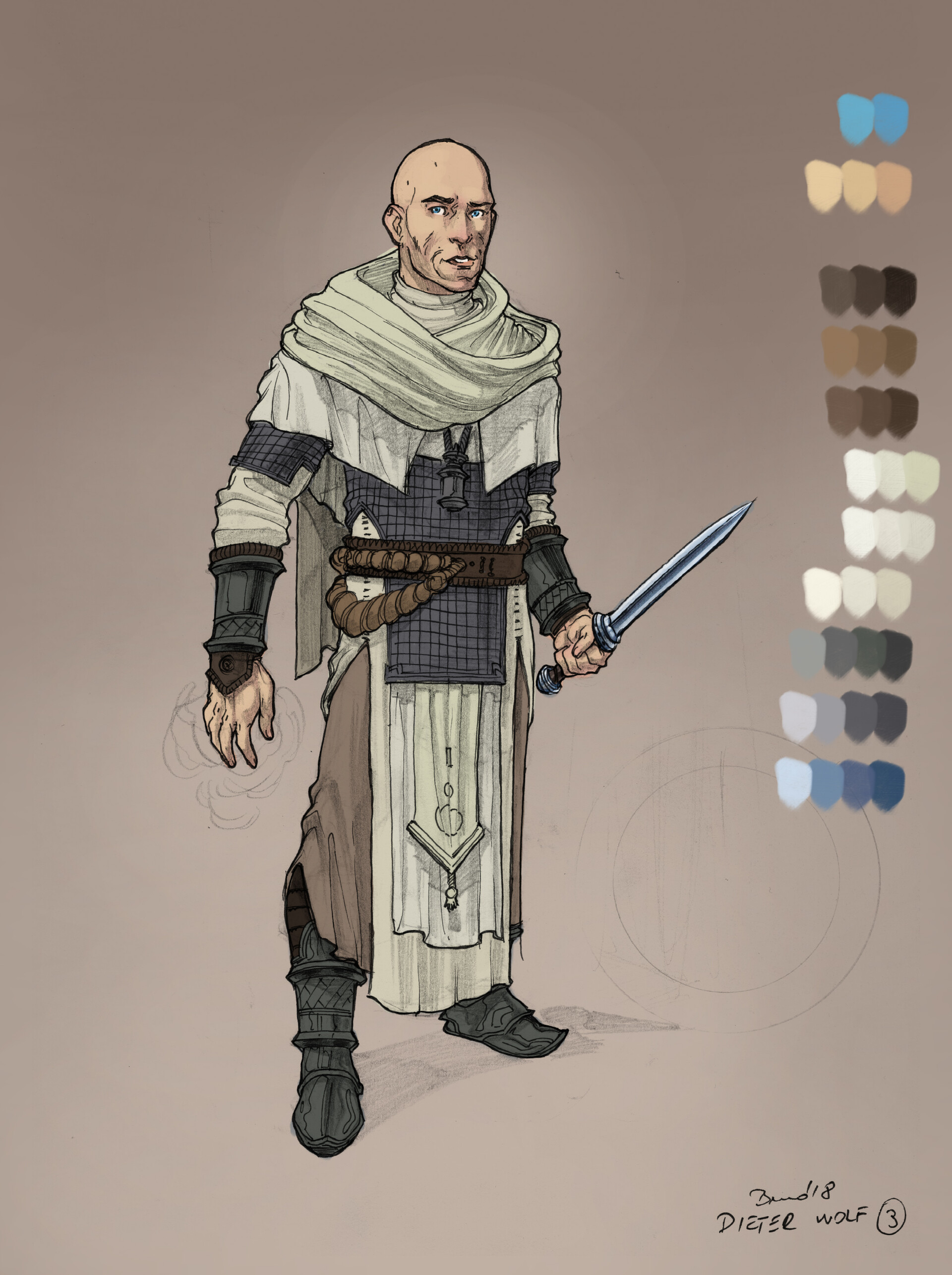 Artstation Fantasy Rpg Character Concepts Vol1 Bruno Rođak