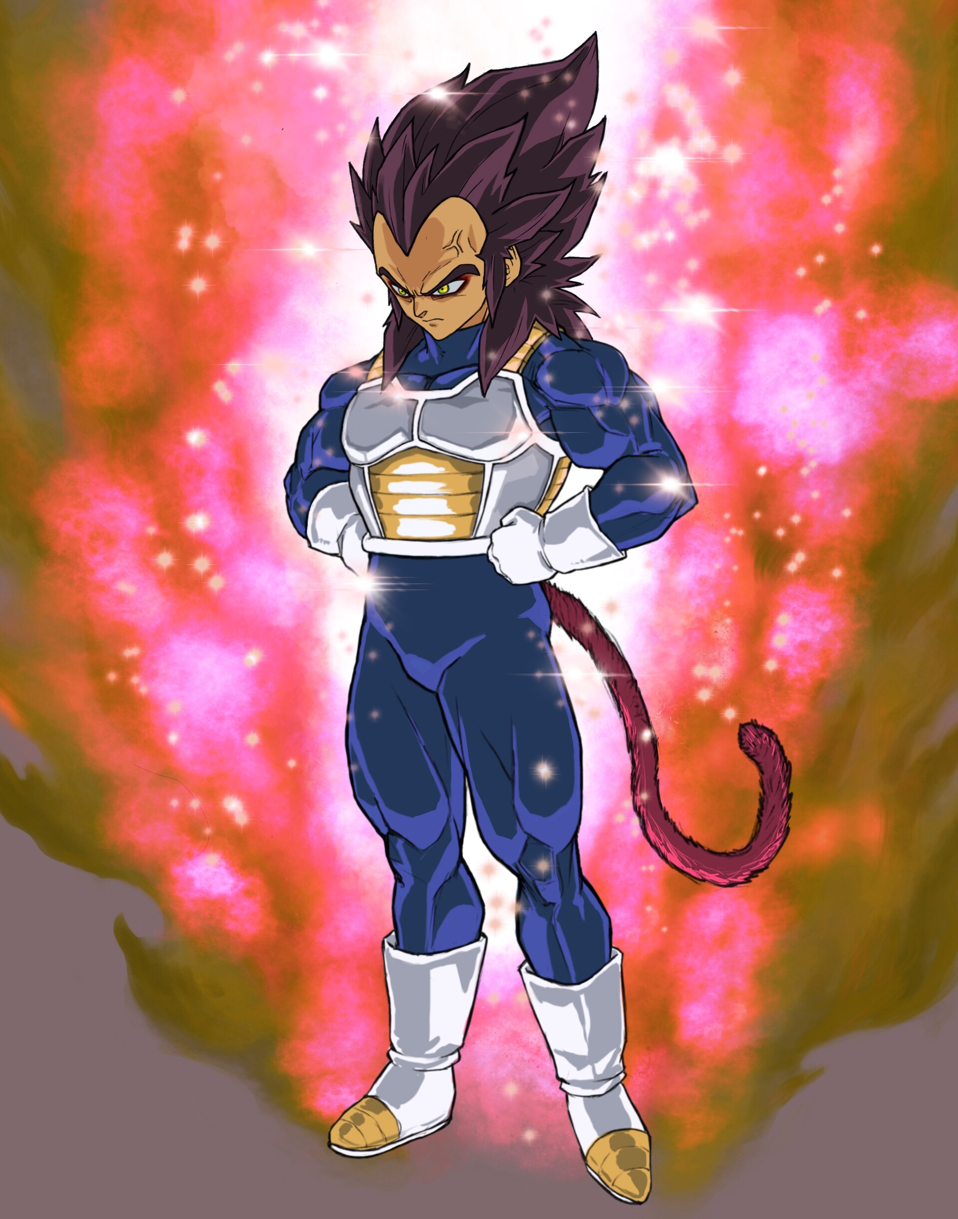 Artstation Dragon Ball Ss4 Fanboy Work David Do