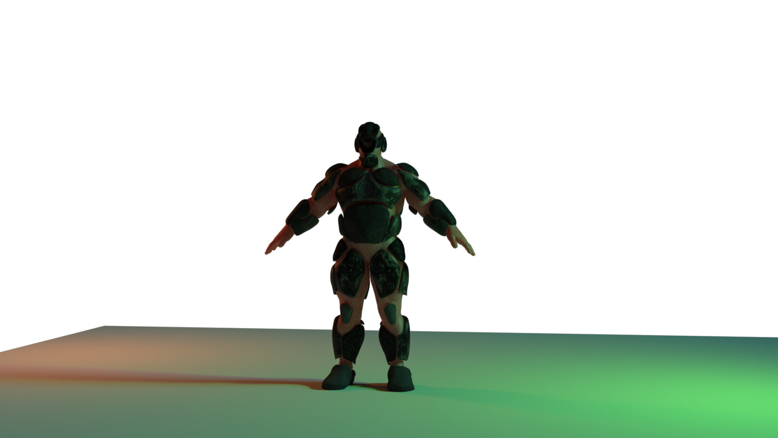 Fitted and modeled for bulky frame characters. Cycles render