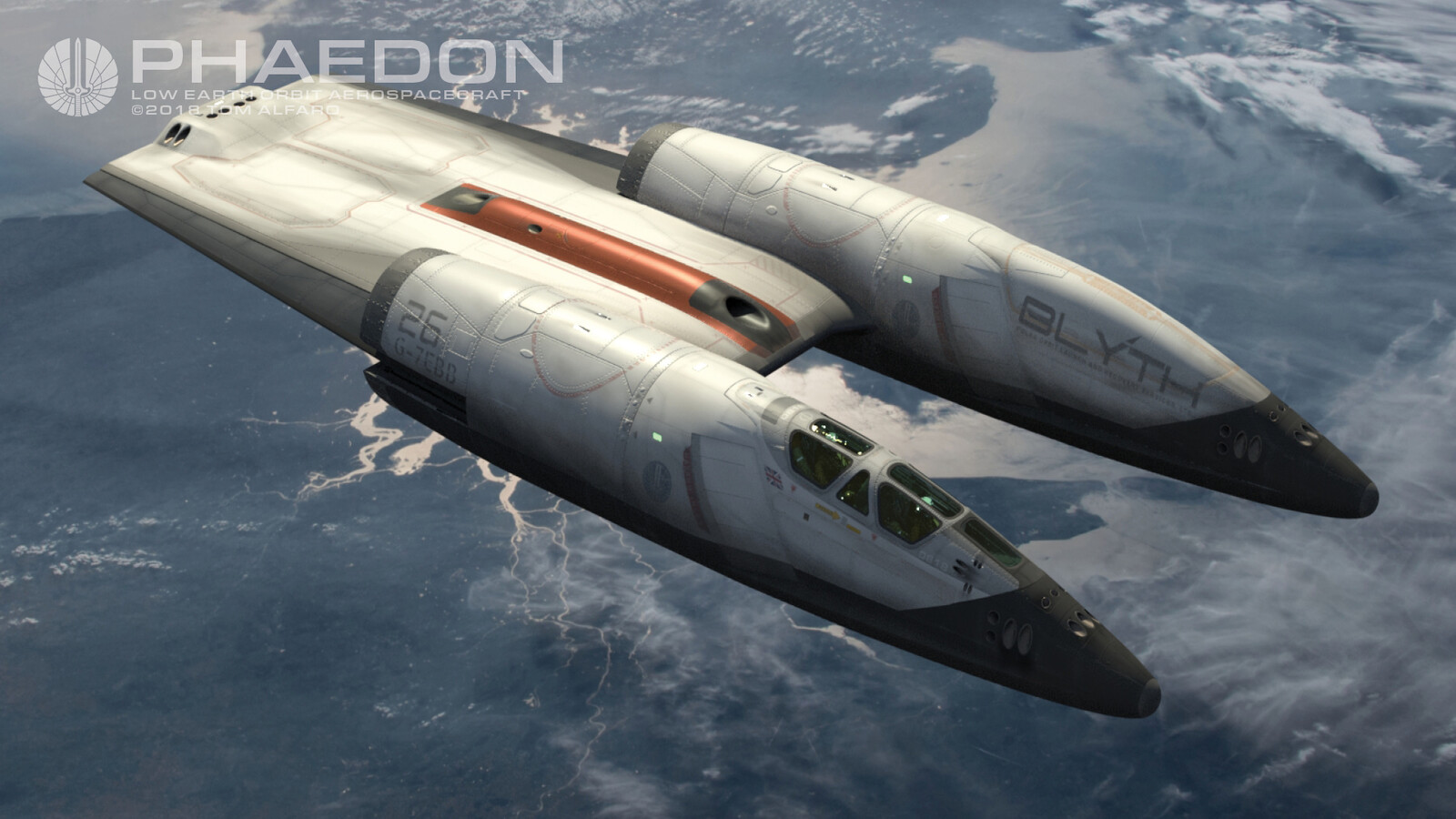 PAN SPATIAL Aerospace Concept Design - Phaedon on orbit