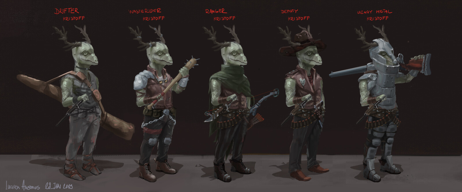 Dragonite bounty hunter concept