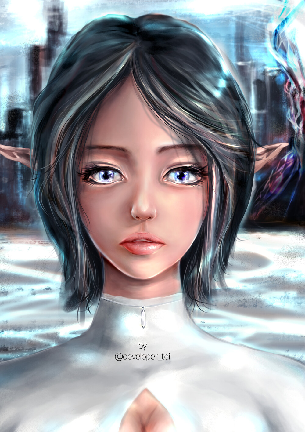 Artstation Photoshop Speed Painting Fantasy Elf