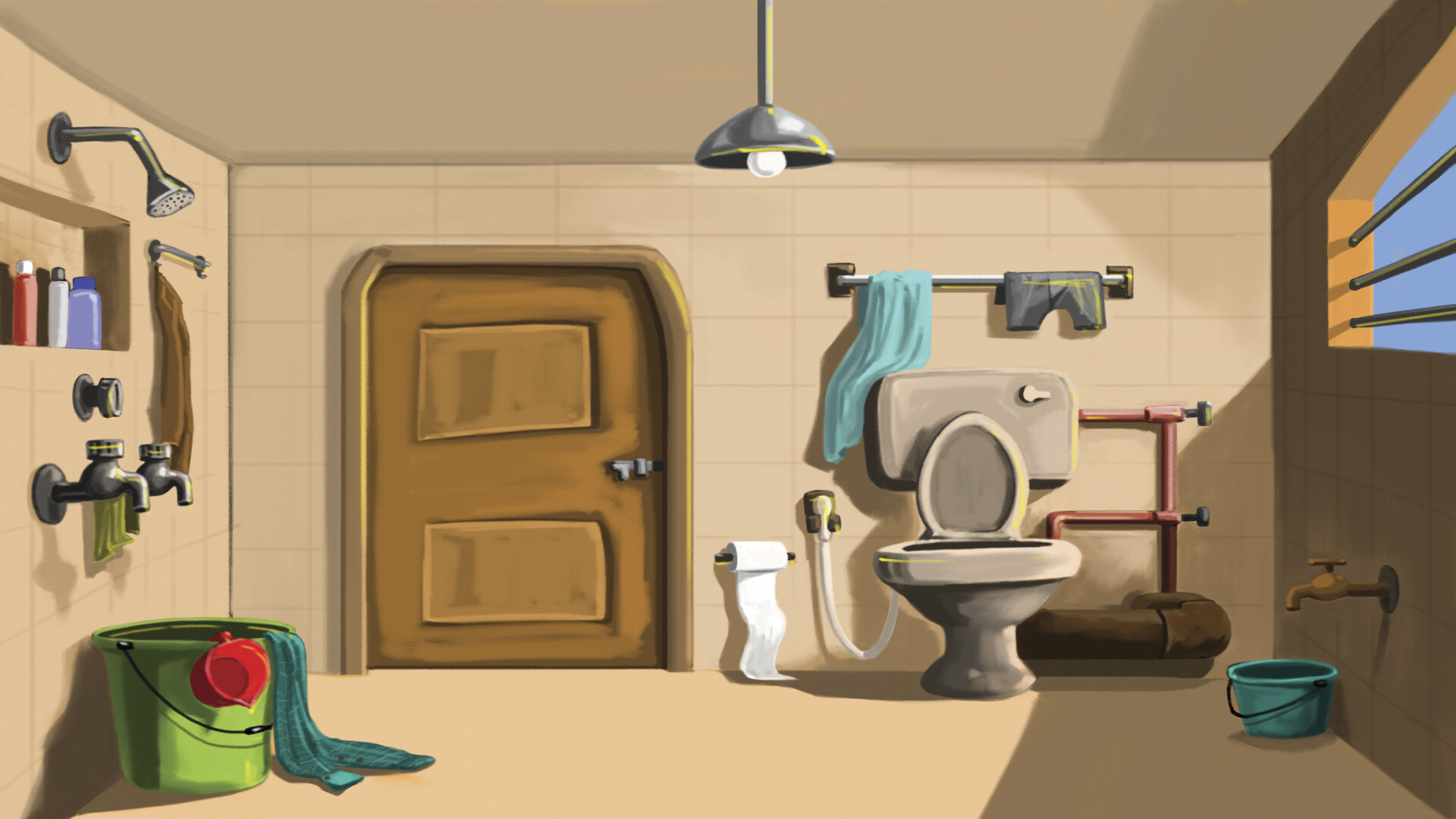 ArtStation - Routine (Environment Design) - Personal Project