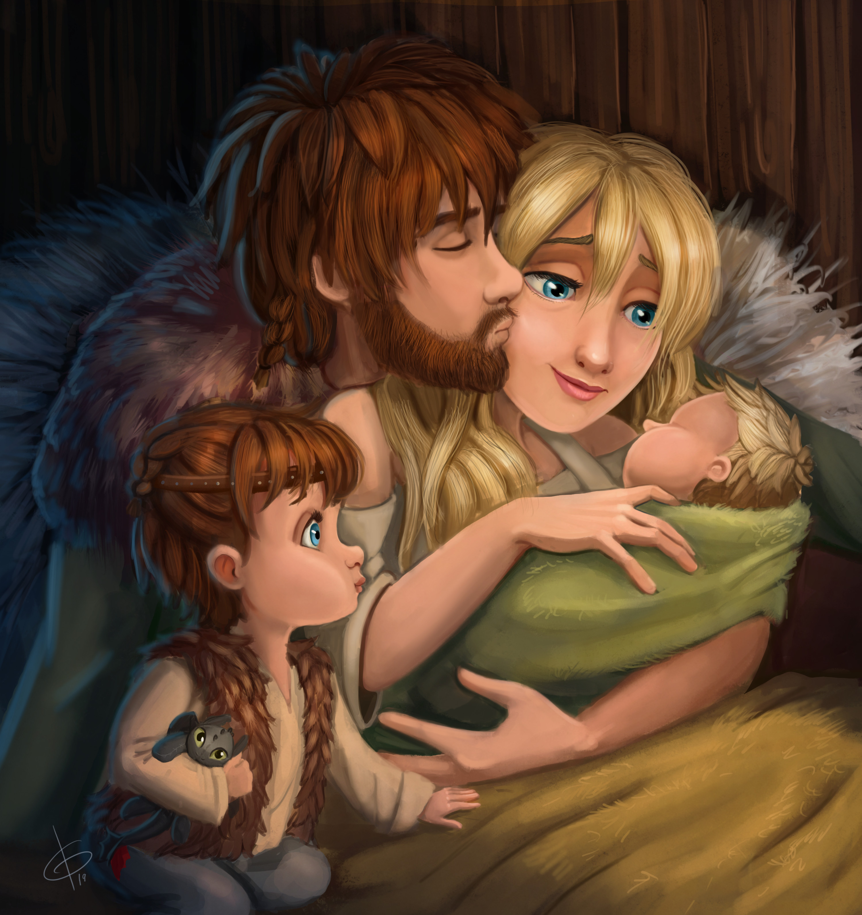 Artstation The Haddock Family Giulia Bokel Then, i painted it using the same. the haddock family giulia bokel