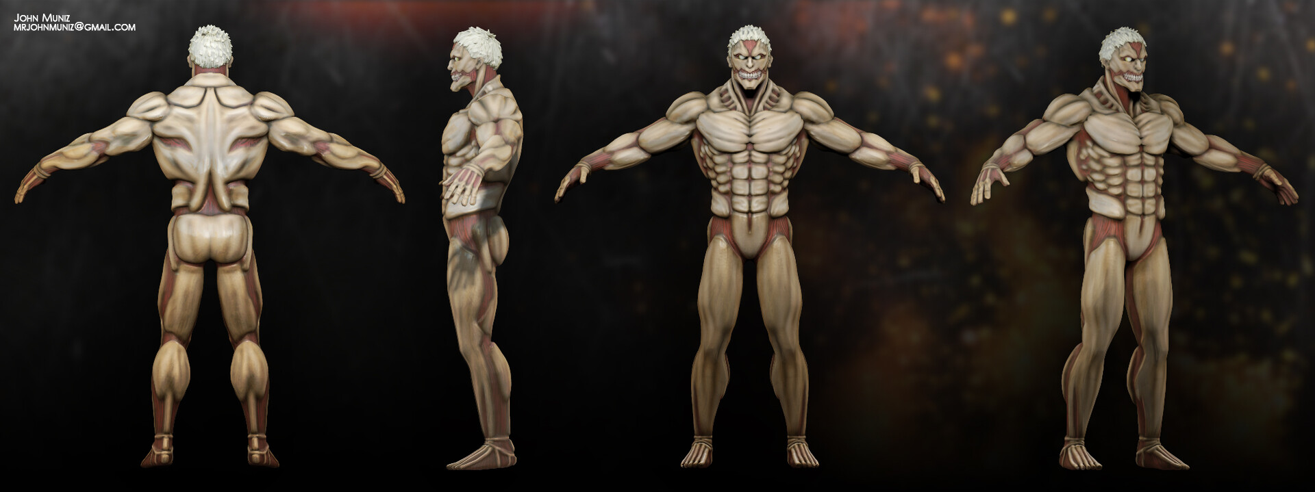 >Artstation Attack On Titan John Muniz