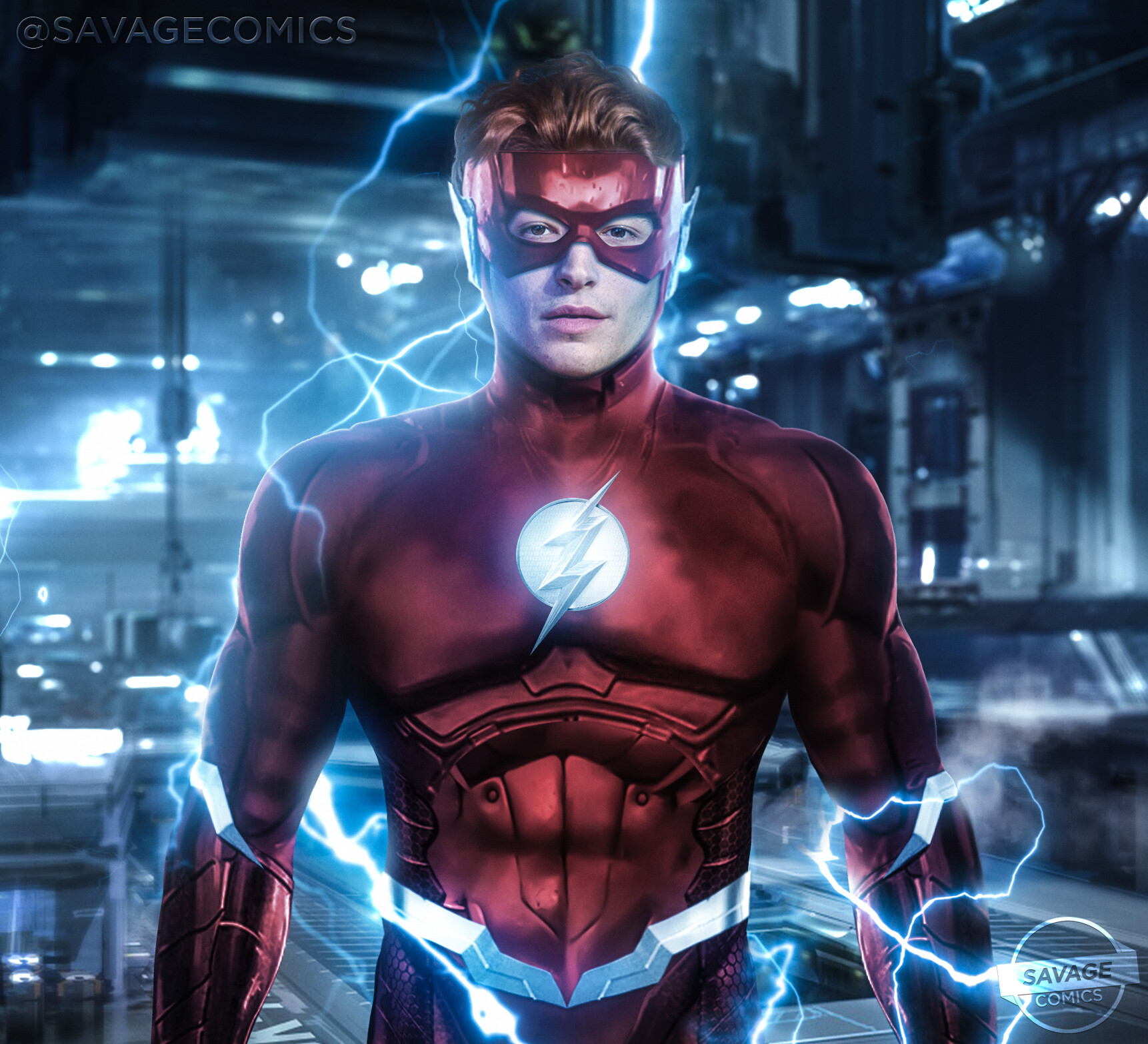Realistic Drawing Wally West