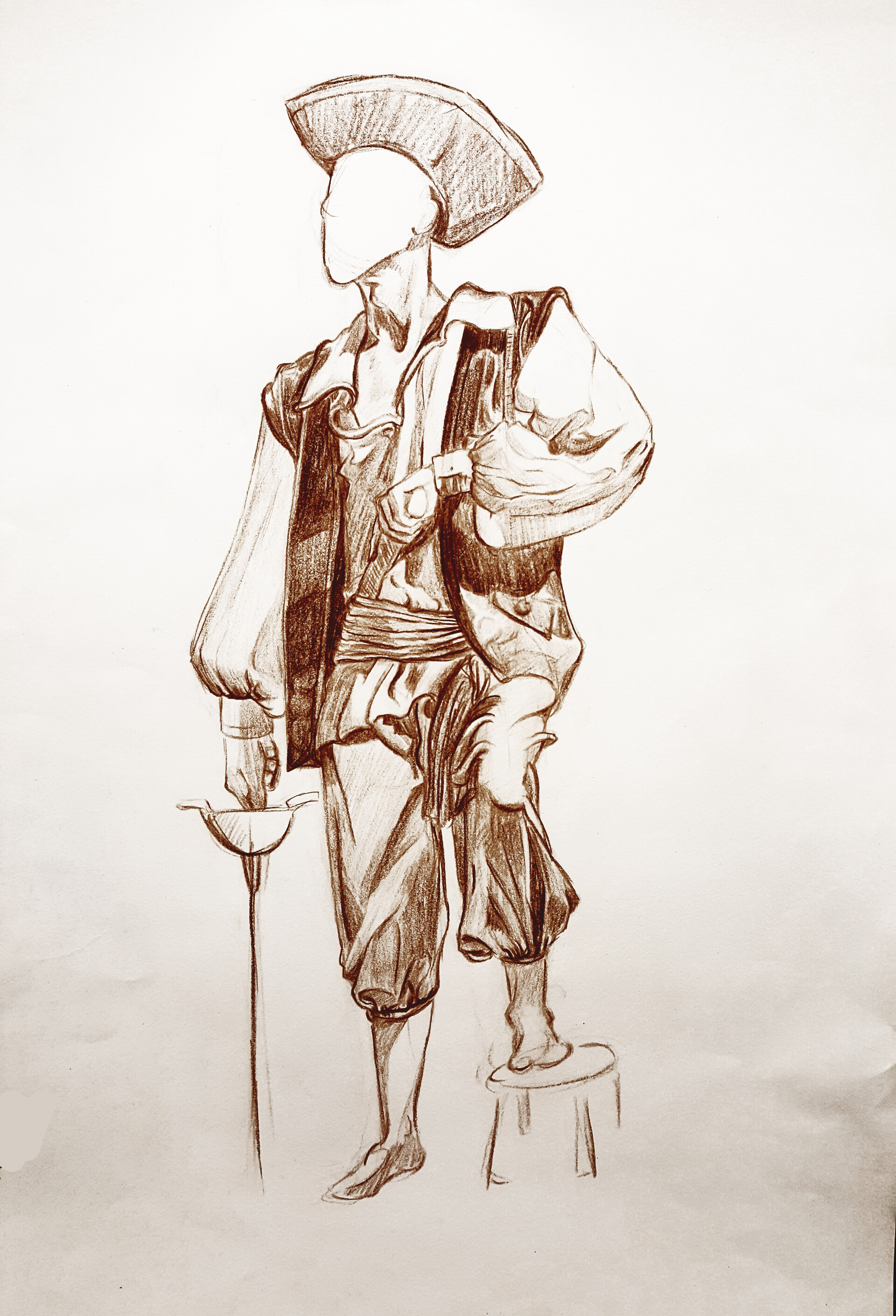 Artstation Figure Drawing Cloth Studies Audrey Florensia