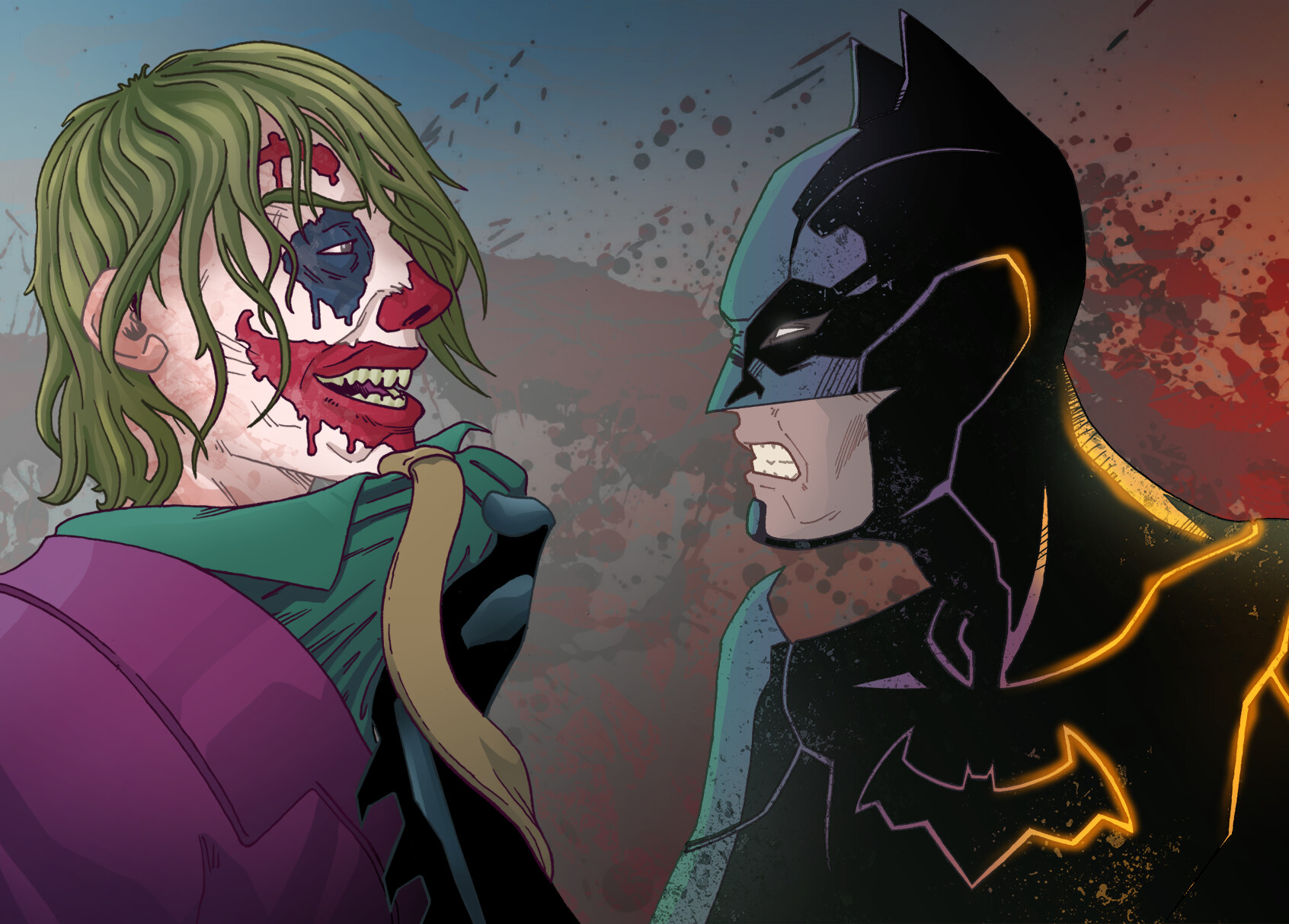 Nikolas Alecsovich - Batman vs The Joker
