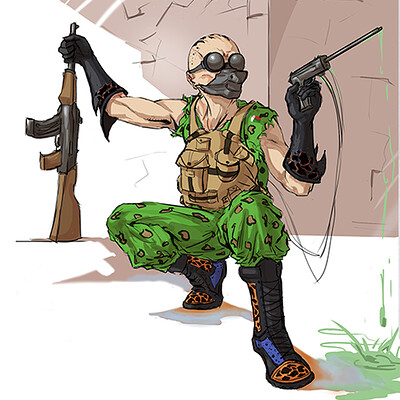 Dylan macko character concept 1 poison soldier
