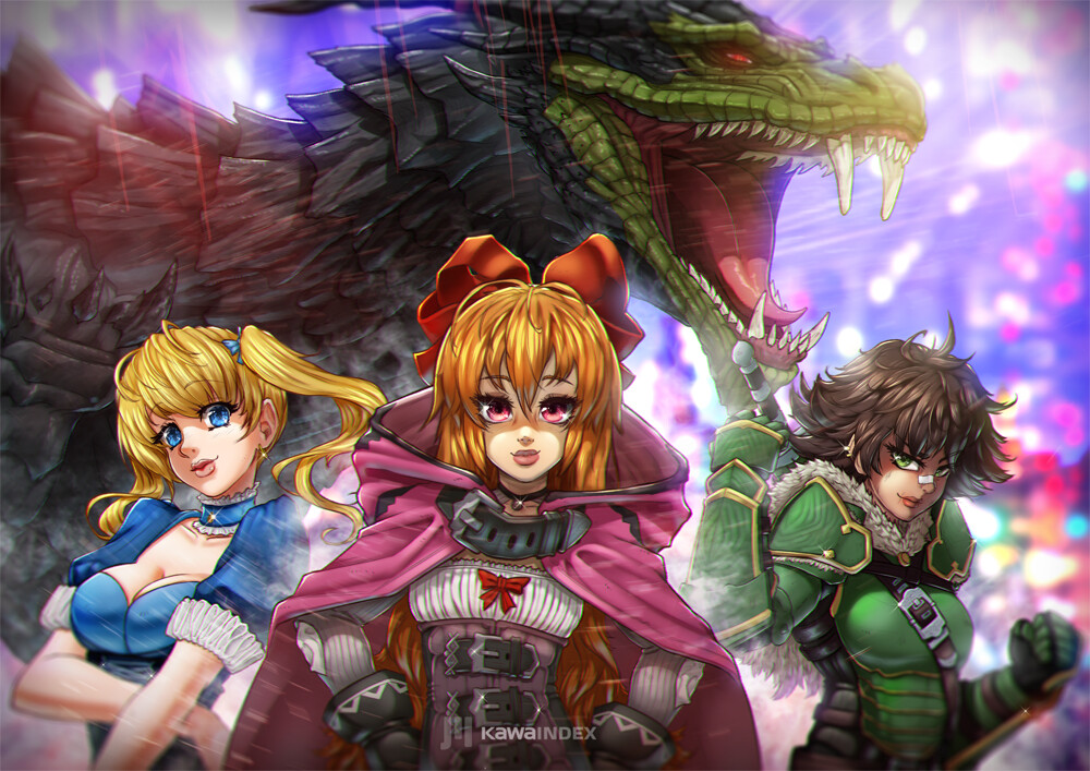 Artstation Fantasy Powerpuffgirls Kawaindex Artist