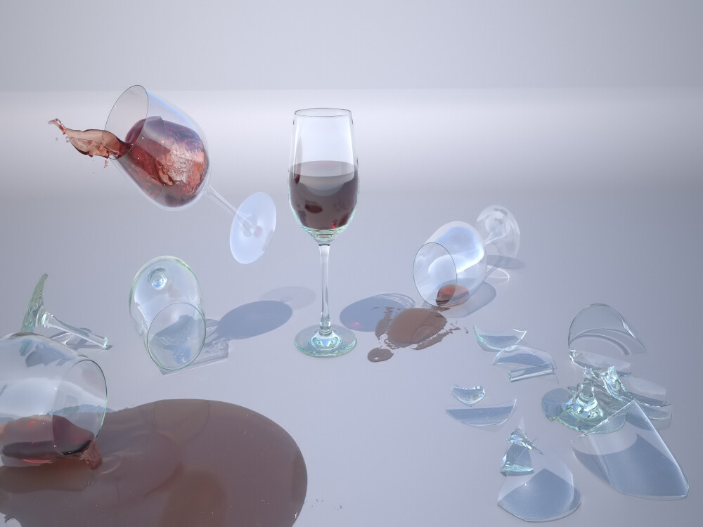 Wine splashes and other mishaps
