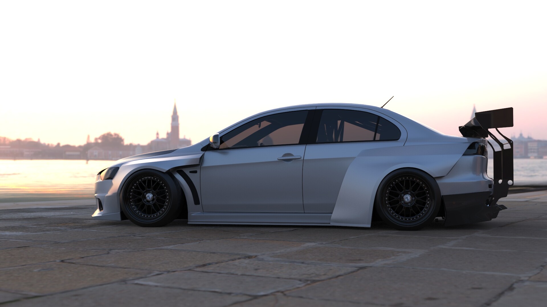 Evo x on sale fender flares