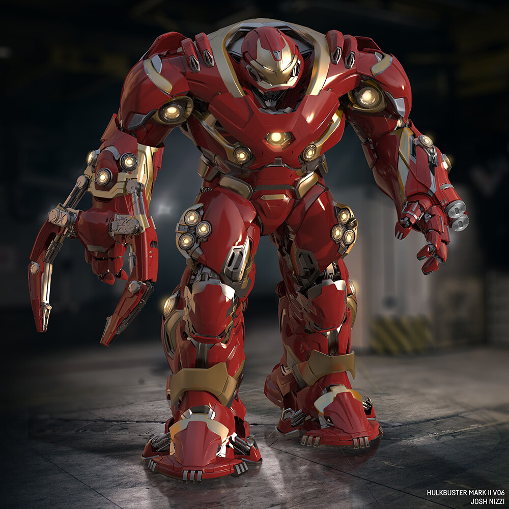 Josh Nizzi - Avengers: Infinity War - Unused Hulkbuster Designs