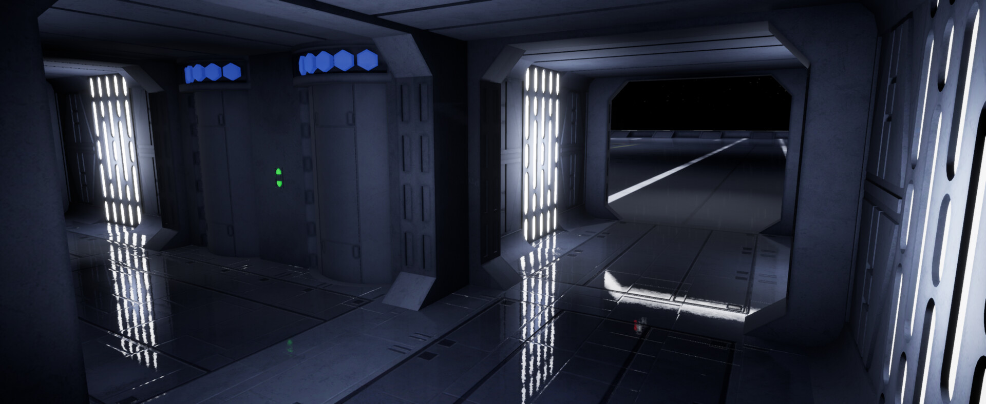 Aaron Cole Star Destroyer Hangar Fan Art