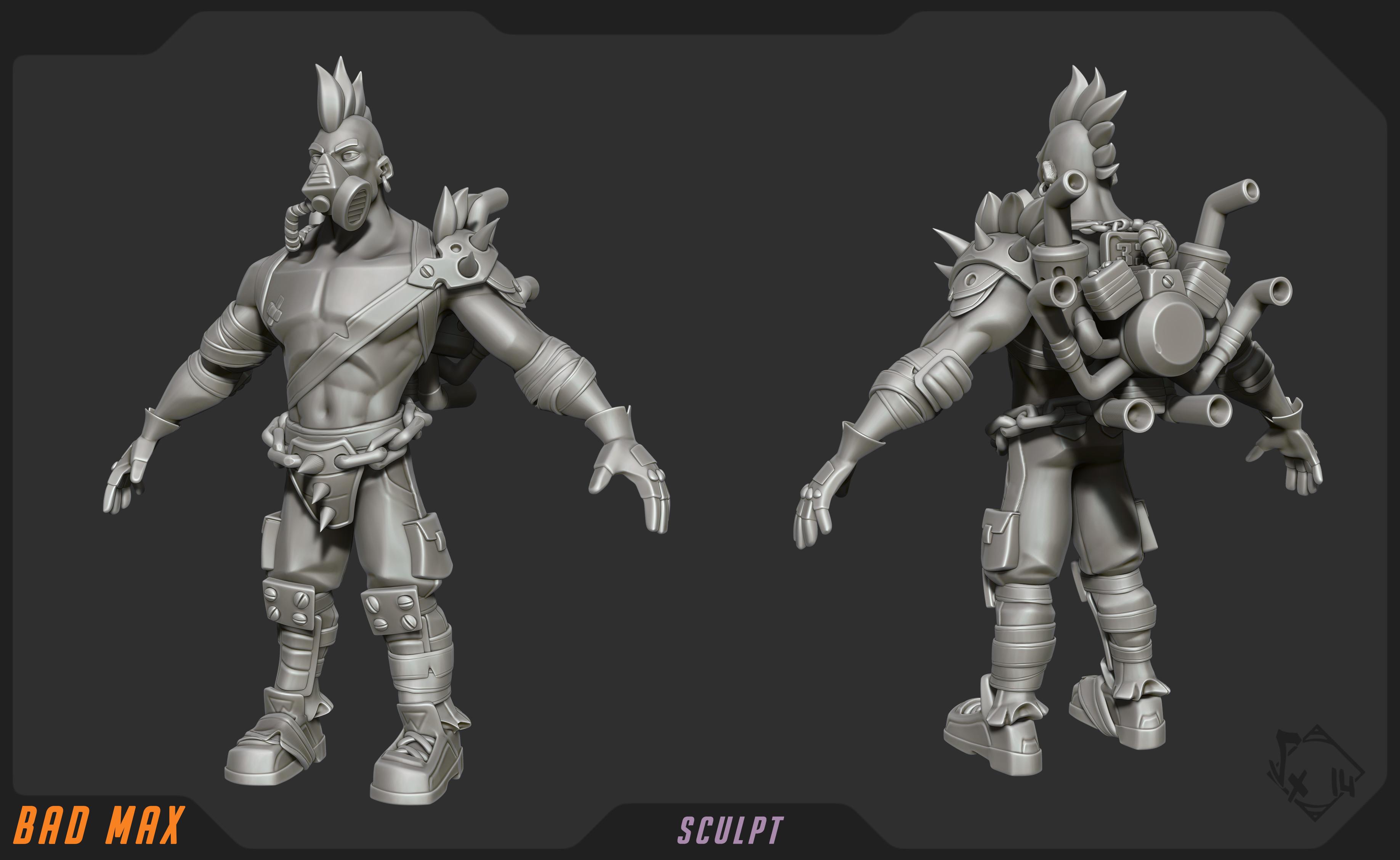 Sculpt, done on ZBrush