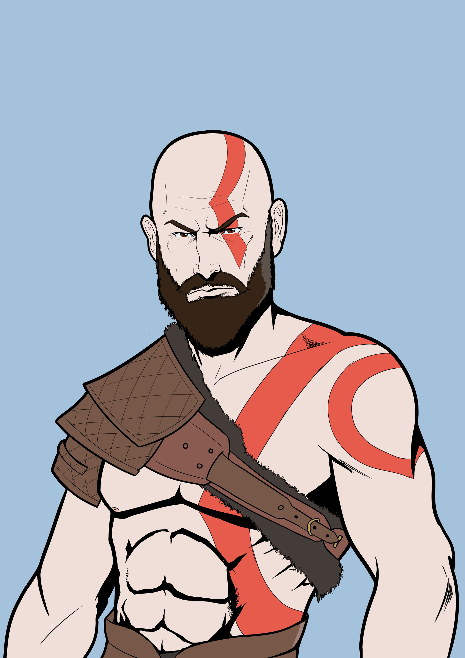 ArtStation - God Of War - Kratos