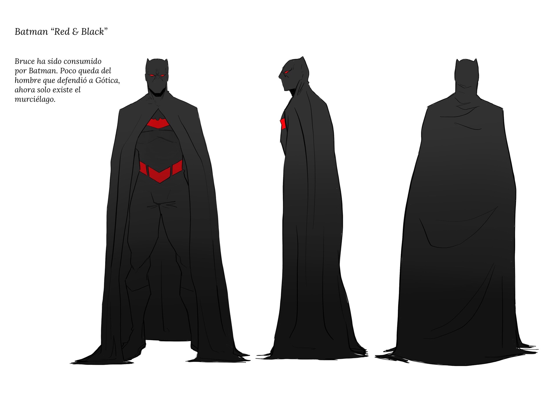 ArtStation - Batman “Red & Black” concept art
