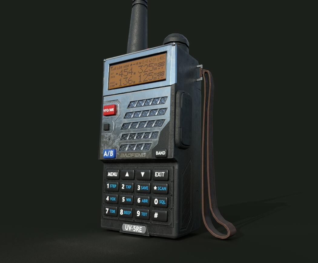 Artstation Baofeng Uv 5re 3d Model Bitta Singh