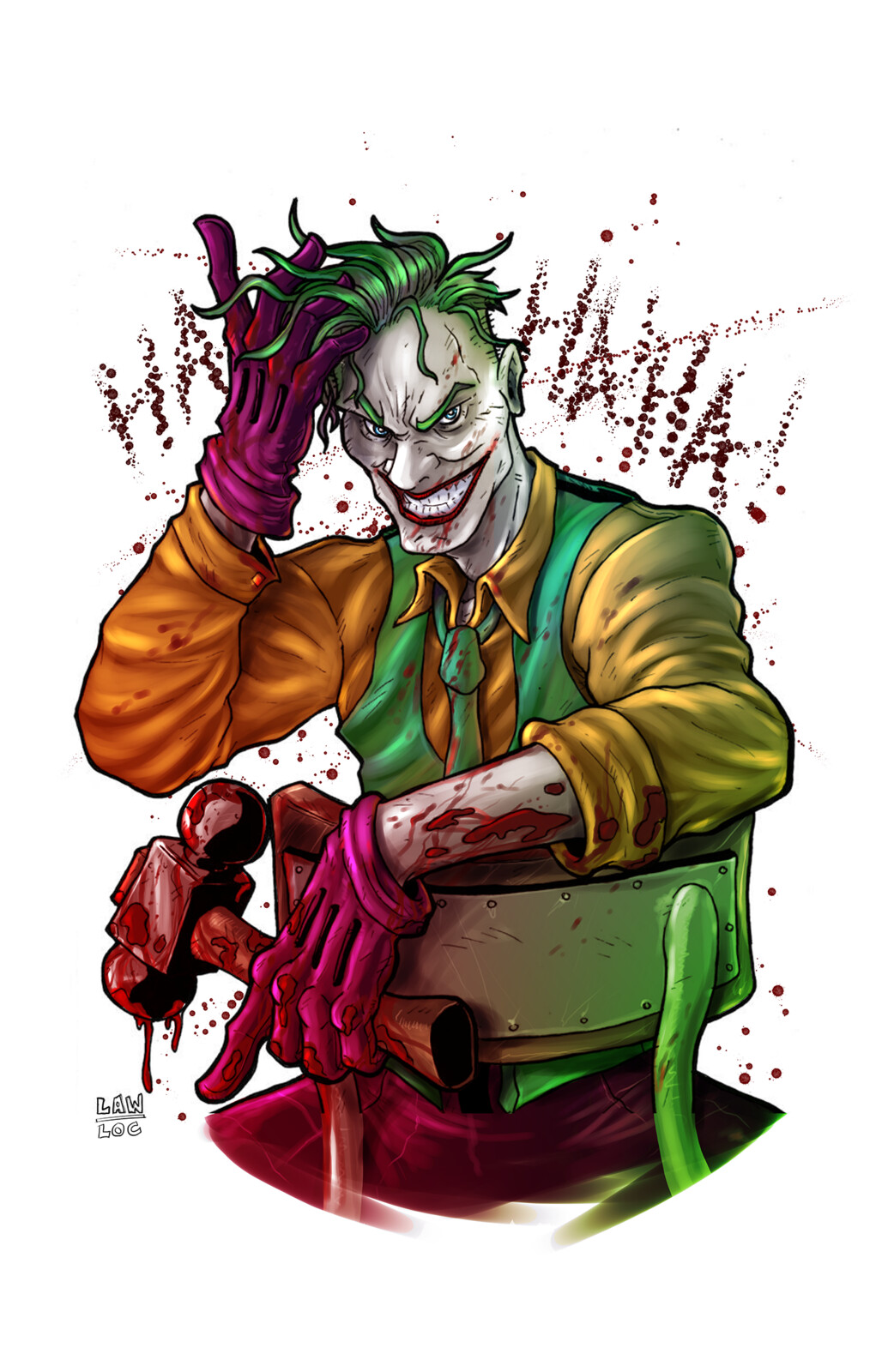 Joker, colored by me