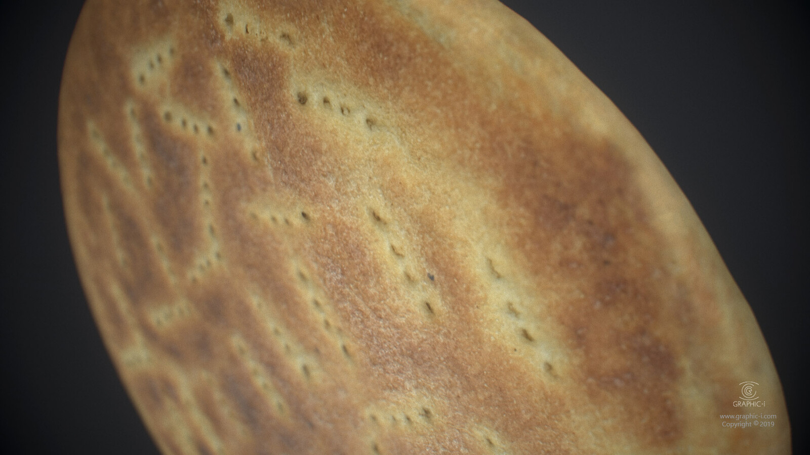 Aghroum- Berbere bread 3D props screenshot