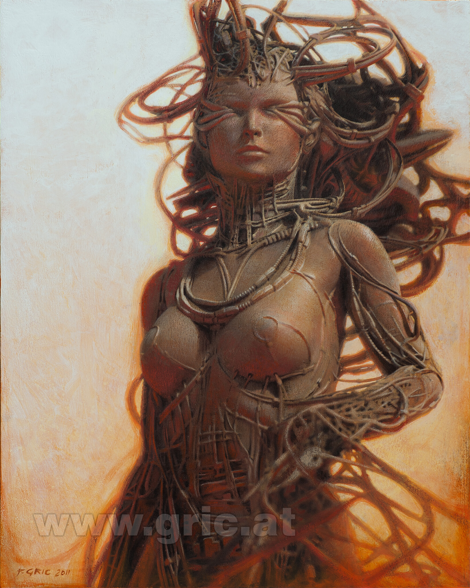 Artstation Gynoid Iv Peter Gric