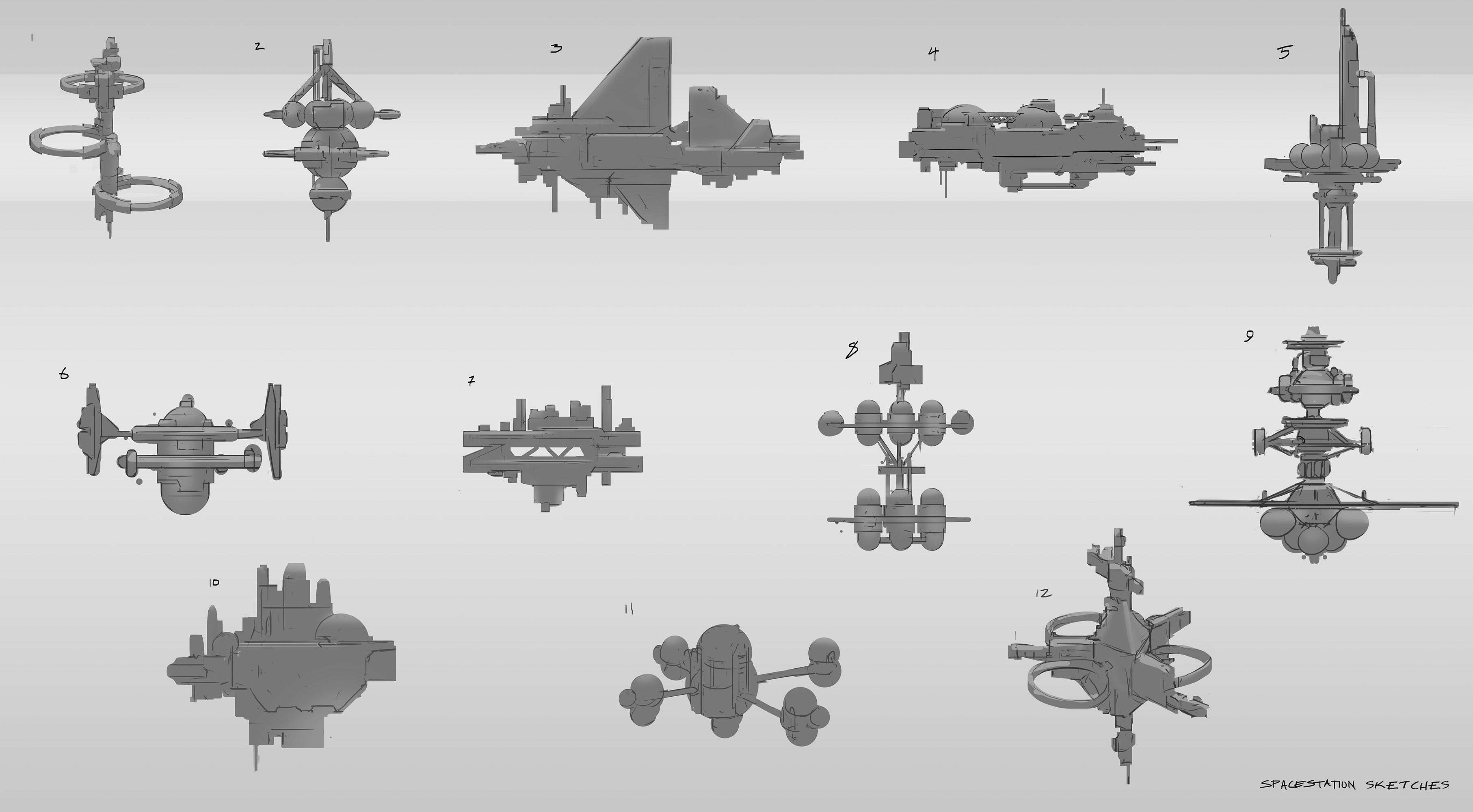 Space Station Sketches