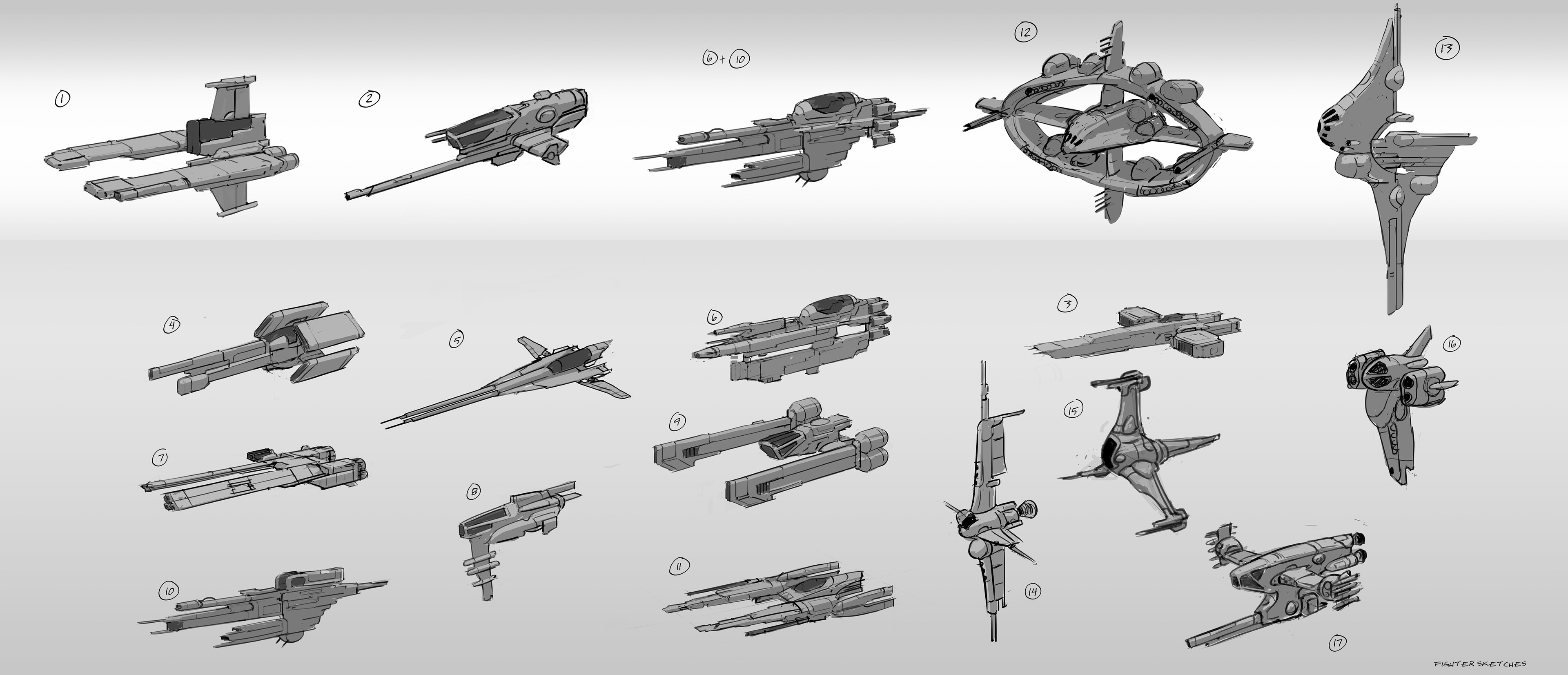 Fighter Sketches