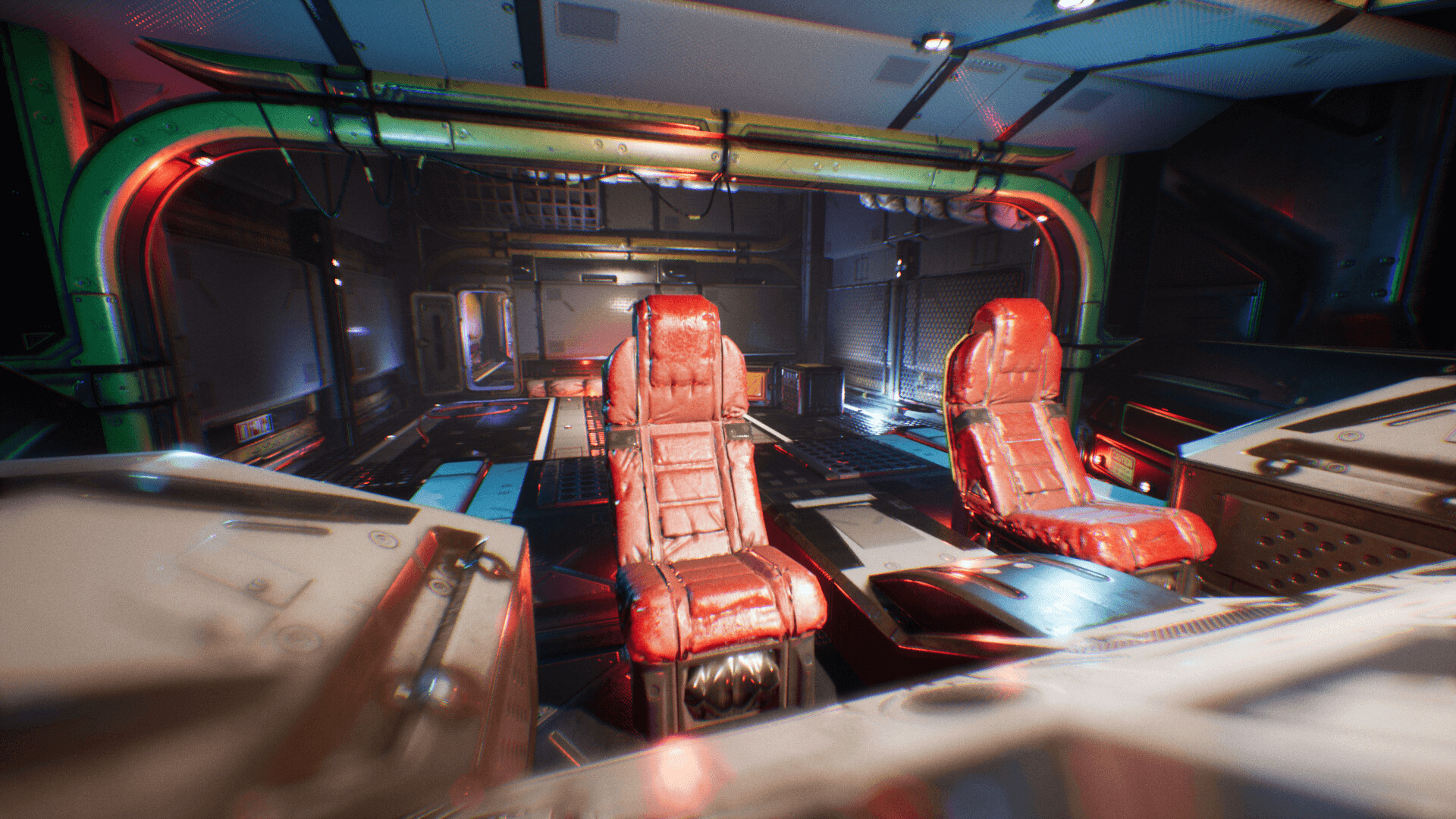 Artstation Spaceship Interior Re Lighting Ue4 Denis