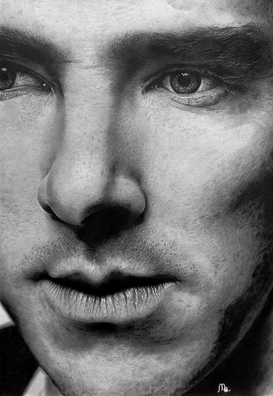 Artstation Old Realistic Pencil Work Megha L