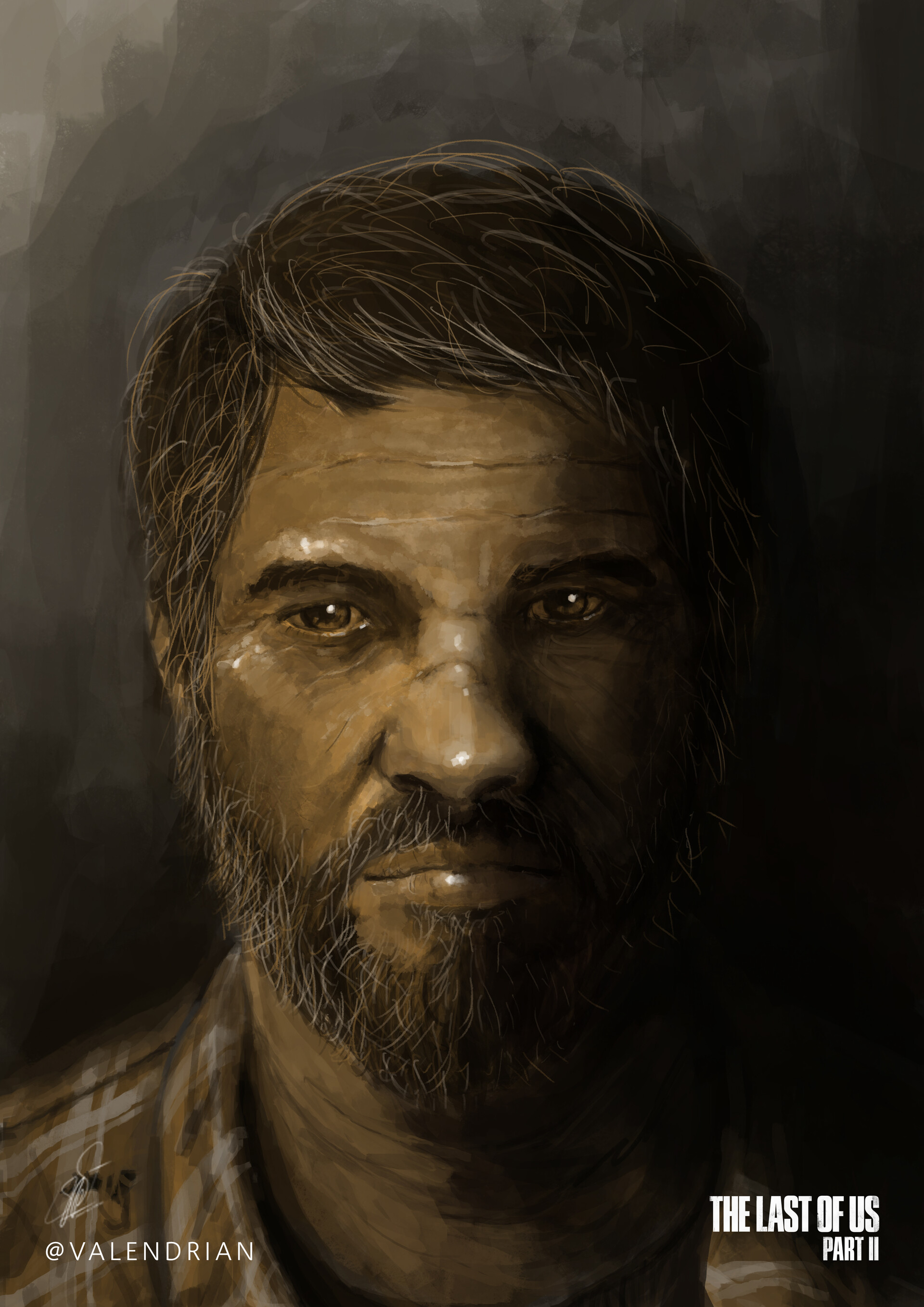 Valentinus Adrian - Clicker Portrait (The Last of Us Part 2 Fanart)