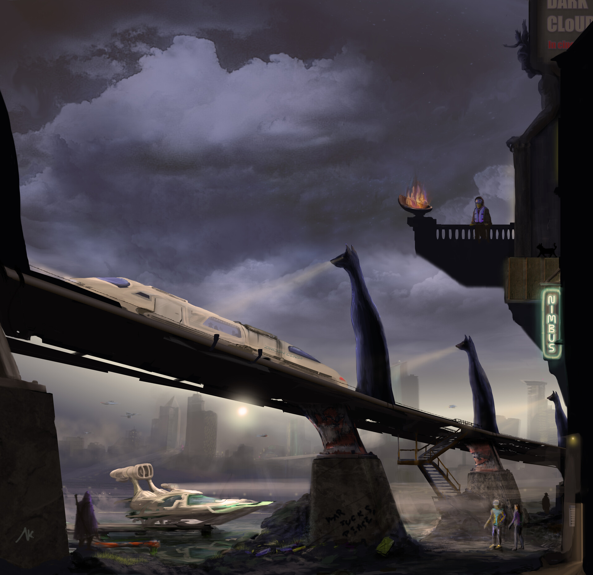 ArtStation The Dark Cloud