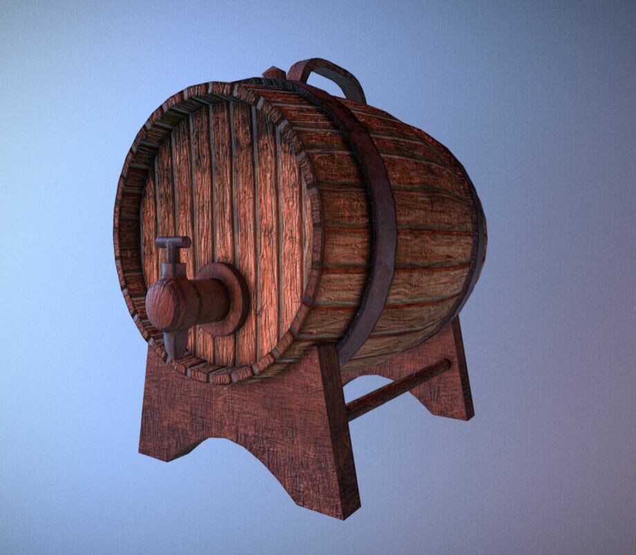 Wine/beer barrel.