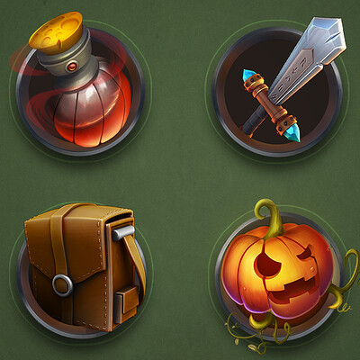 Halloween Casual Icons