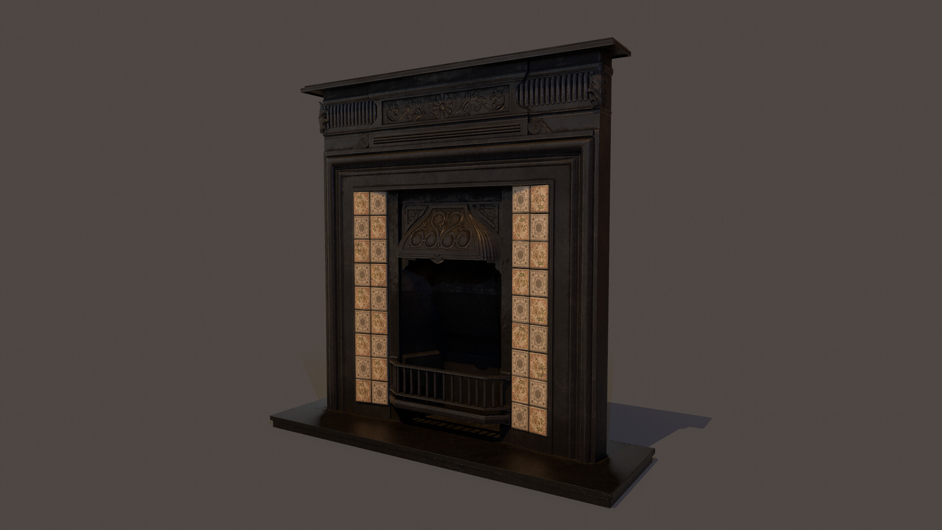 Artstation Edwardian Fireplace Robert Adcock