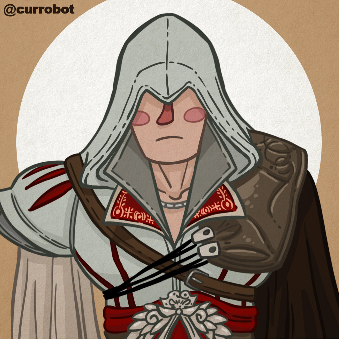 Anime Assassin's Creed Ezio Fan Art Currobot Francisco Antonio Peinado Assassin Creed Ezio Auditore Fan Art currobot francisco antonio peinado