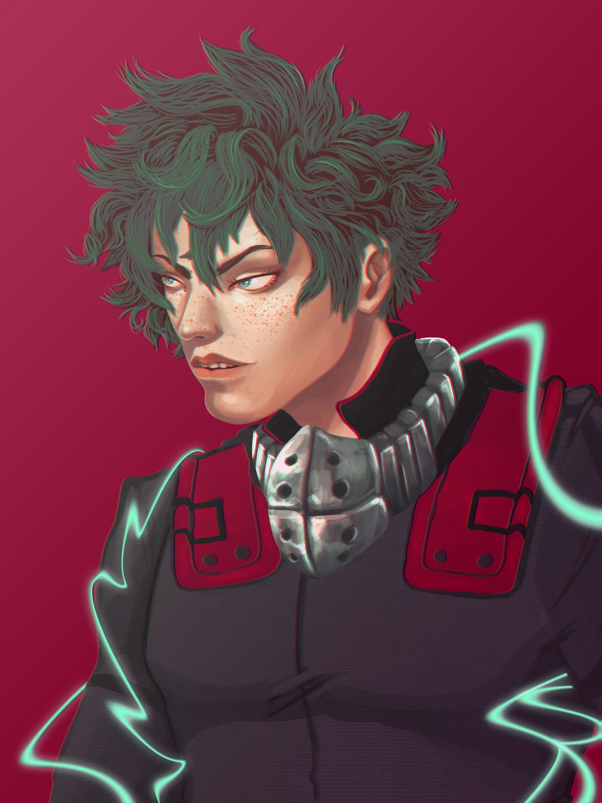 Artstation Fan Art Of Midoriya Izuku Amber Adams