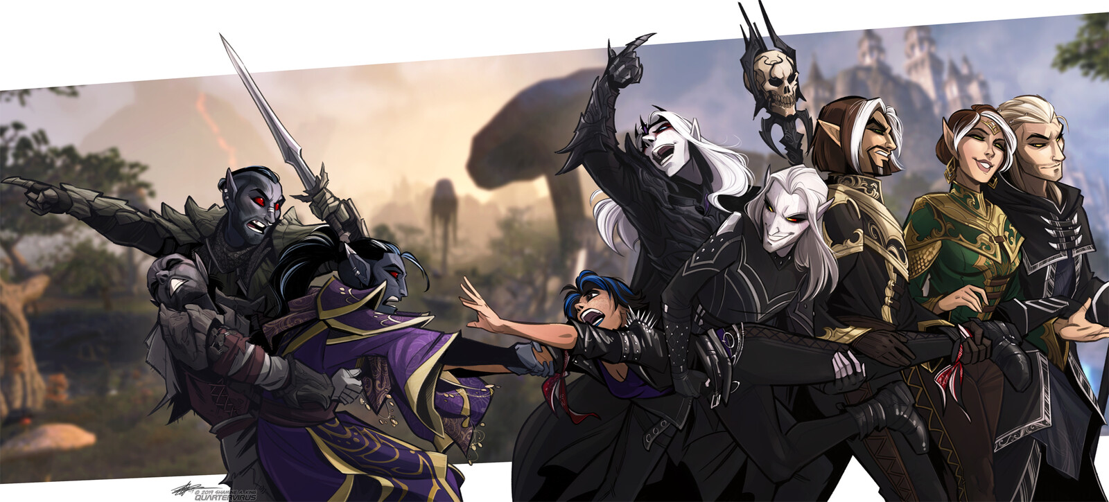 This is how I feel whenever I login and see three damned Altmer on my character page. I joined ESO for the Dunmer!