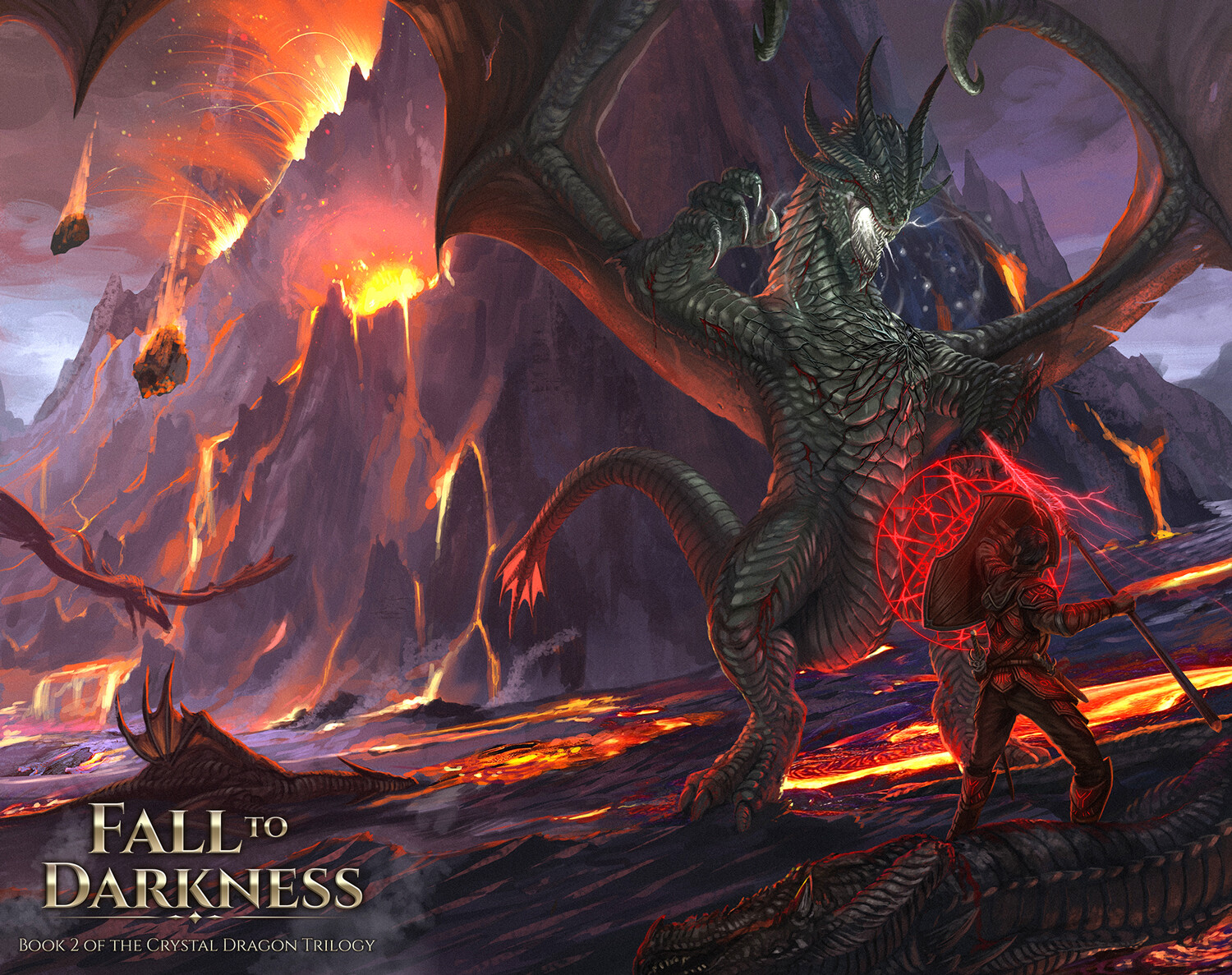 Fall To Darkness - Dragon Book Cover