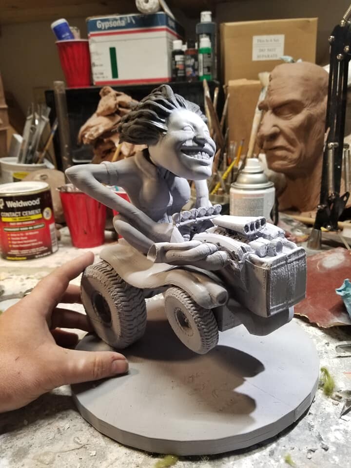 Artstation 3d Printed Bobblehead Dune Buggy Shawn Darling
