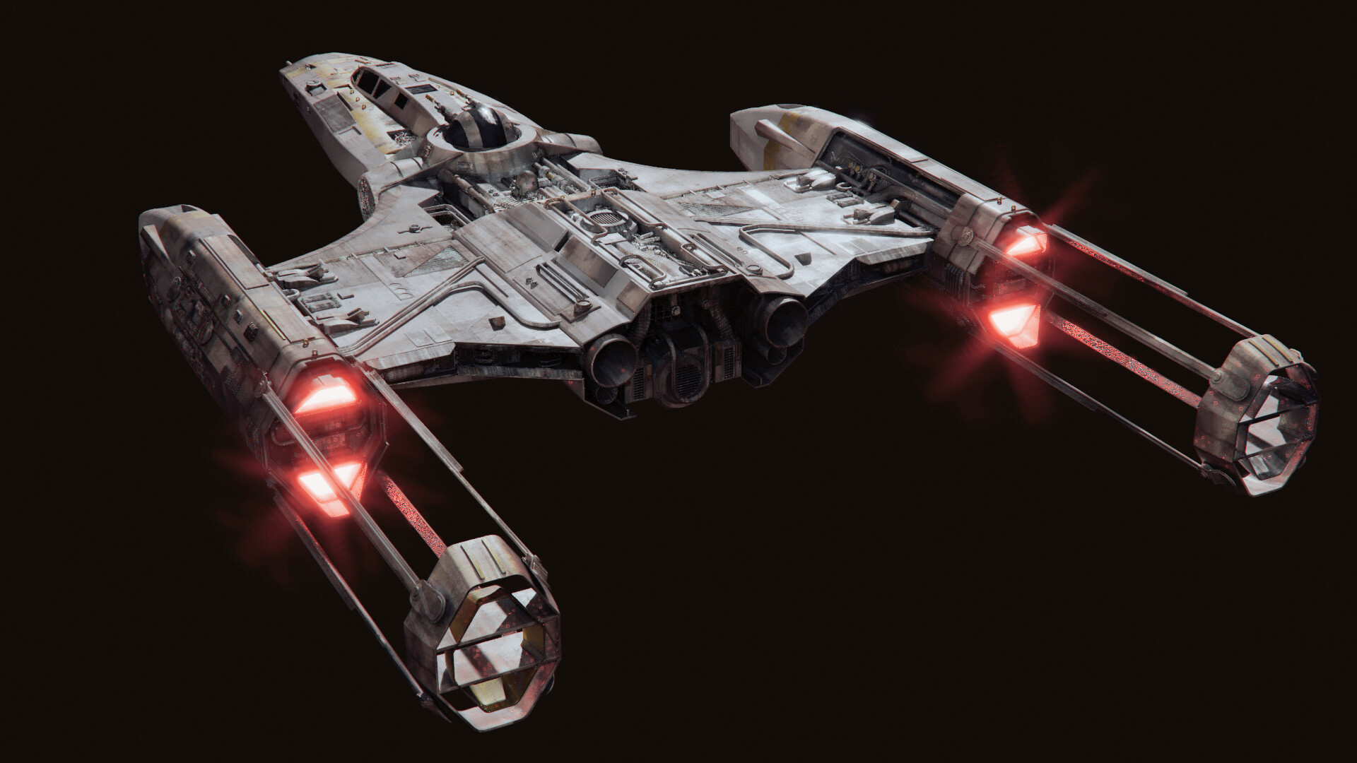 ArtStation Resistance Y Wing Texturing Rendering