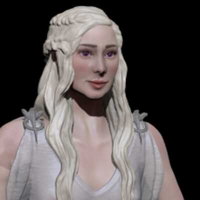 Stylized Daenerys Targaryen