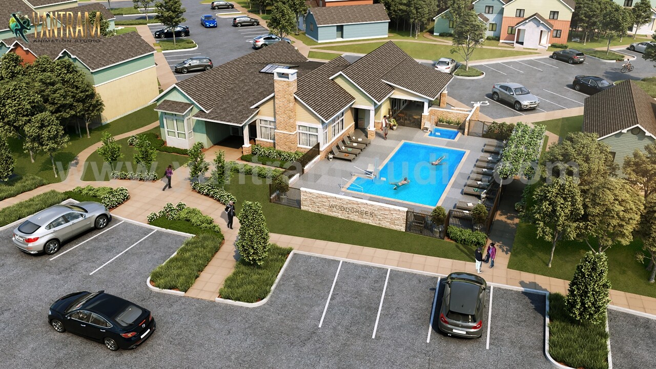 Artstation 3d Interior Exterior Rendering Design With Pool