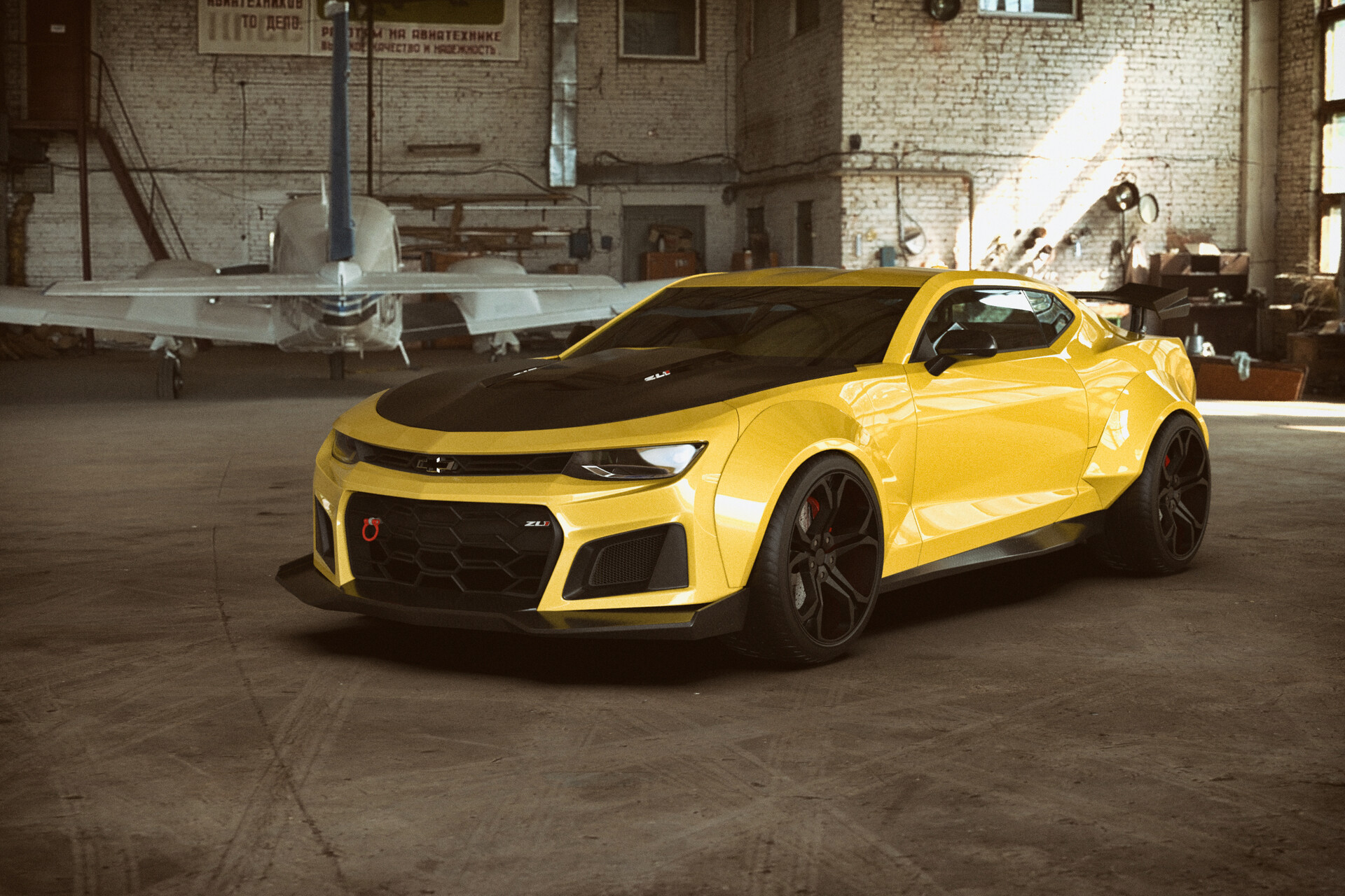 Javid Shukurlu Chevrolet Camaro Zl1 1le 2018 Wide Body Cgi