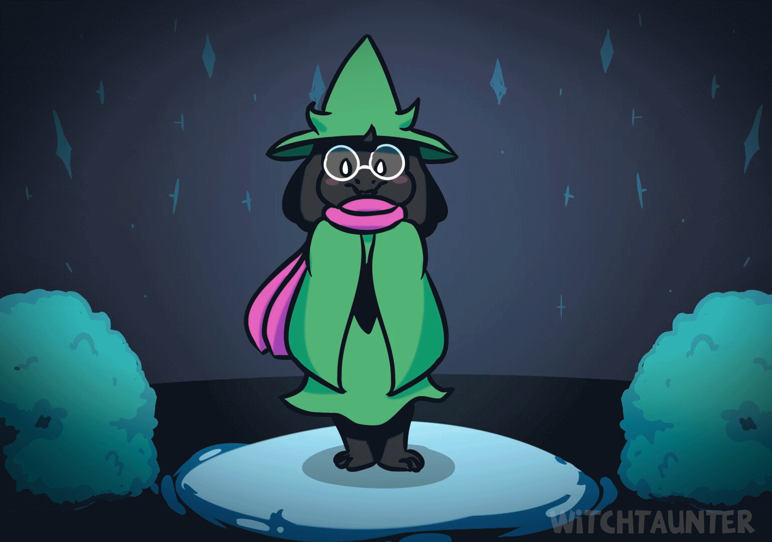 Artstation Ralsei Waving Animation Shawn Ralph